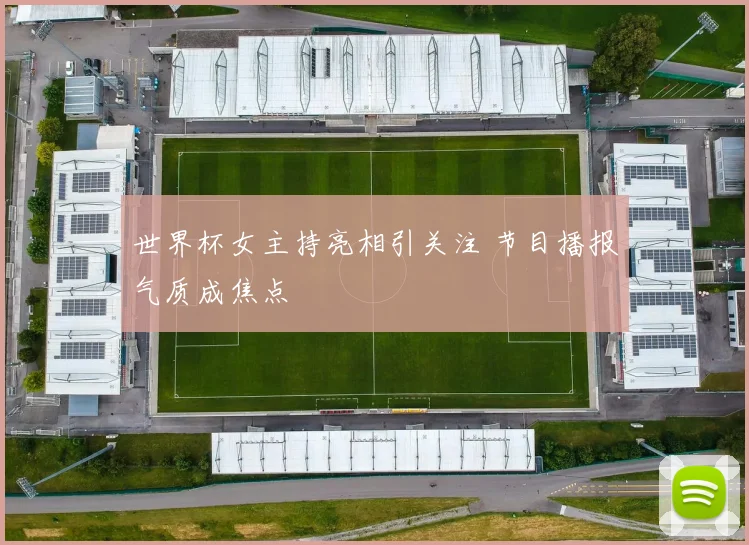 世界杯女主持亮相引关注 节目播报气质成焦点
